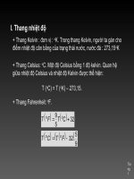 Bài giảng đo lường cảm biến  chương 5