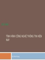Giới thiệu  tình hình công nghệ thông tin hiện nay