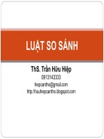 Bài giảng về luật so sánh