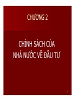 Bài giảng pháp luật về đầu tư  chương 2   đại học mở TP HCM