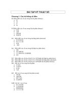 BÀI tập môn học kỹ THUẬT số