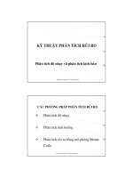 Bài giảng kỹ thuật phân tích rủi ro   TS  lưu trường văn