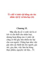Tài liệu tham khảo  ức chế vi sinh vật bằng các tác nhân vật lý và hóa học 