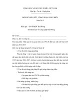 ĐƠN ĐỀ NGHỊ XÉT, CÔNG NHẬN SÁNG KIẾN