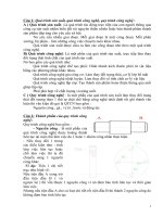 Đề cương môn công nghệ chế tạo máy