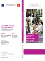 Ebook tiêu chuẩn kỹ năng nghề du lịch việt nam   quản lý khách sạn nhỏ  phần 1 