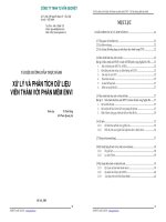 Xử lý và phân tích ảnh viễn thám với ENVI   tài liệu hướng dẫn thực hành phần II