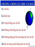 Bài giảng vật lý đại cương  chương 3   lê văn nam