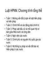 Bài giảng luật hiến pháp nước ngoài  bài 4