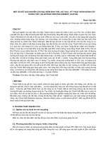 Nghiên cứu khoa học một số kết QUẢ NGHIÊN cứu đặc điểm SINH THÁI, vật hậu, kỹ THUẬT NHÂN GIỐNG cây THANH THẤT (AILANTHUS TRIPHYSA (DENNST) ALSTON)