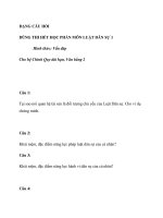 Dạng câu hỏi vấn đáp dùng thi hết học phần môn luật dân sự 1   hệ chính quy dài hạn, văn bằng 2