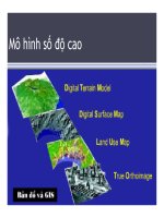 Bài giảng hệ thống thông tin địa lý   chương 4  mô hình số độ cao