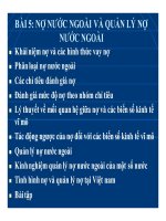 Bài giảng tài chính công  bài 5