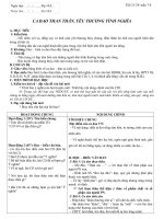 Giáo án ngữ văn 10 hay, ngắn gọn, dễ dạy