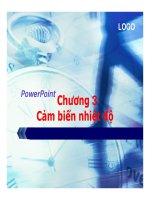 Chương 3  cảm biến nhiệt độ