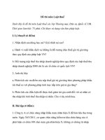 Đề thi môn luật thuế   lớp thương mại, dân sự, quốc tế 33b 