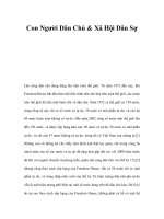 Con người dân chủ xã hội dân sự