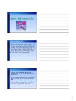 Bài giảng sinh học đại cương  chương 3   GV  nguyễn thành luân