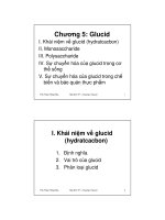 Bài giảng hóa sinh đại cương   chương 5  glucid