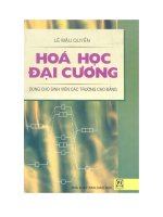 Giáo trình hóa học đại cương  phần 1   lê mậu quyền