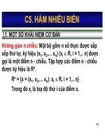 Bài giảng toán kinh tế  chương 5   nguyễn ngọc lam
