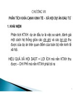 Bài giảng lập dự án  chương 7