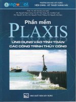 Ebook phần mềm plaxis ứng dụng vào tính toán các công trình thủy công   NXB xây dựng