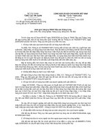 đề nghị hướng dẫn một số nội dung hướng dẫn