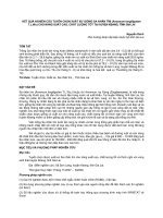 Nghiên cứu khoa học kết QUẢ NGHIÊN cứu TUYỂN CHỌN XUẤT xư GIỐNG SA NHÂN tím (amomum longiligulare t l wu) CHO NĂNG SUẤT CAO, CHẤT LƯỢNG tốt tại HUYỆN  