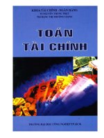 Ebook bài giảng toán tài chính  phần 1   TS  nguyễn trung trực, ths  đặng thị trường giang