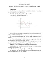 Đề cương bài giảng sức điện động xoay chiều hình sin một pha 