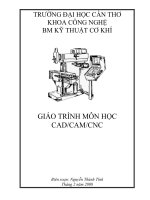 Giáo trình cad cam cnc   đh cần thơ