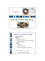Bài giảng máy điện   chương 4  dây quấn máy điện quay
