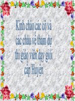 GIÁO án mầm NON làm quen chữ cái p,q