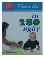 Sách giáo dục sớm Thiên tài từ 280 ngày