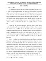 Đề tài  thực trạng sử dụng đòn bẩy và một số biện pháp nhằm cải thiện tình hình tài chính của công ty TNHH sản xuất kinh