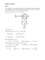 Bài tập động lực học   ĐHBK TP  HCM 