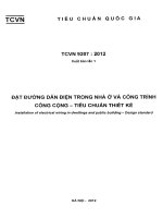 Tiêu chuẩn quốc gia TCVN 9207 2012