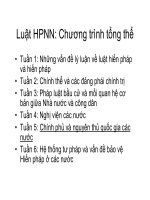 Bài giảng luật hiến pháp nước ngoài  bài 5