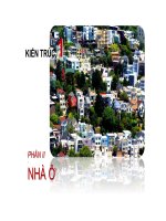 Kiến trúc 1  phần 2  nhà ở   chương 6  kiến trúc chung cư cao tầng