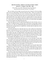 Phương hướng phát triển ,nhiệm vụ kế hoạch phát triển kinh tế xã hội 5 năm 1986   1990