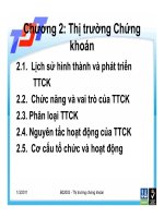 Bài giảng môn thị trường chứng khoán
