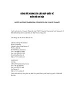 Công ước khung của liên hợp quốc về biến đổi khí hậu