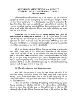 NHỮNG điều KIỆN THƯƠNG mại QUỐC tế (INTERNATIONAL COMMERCIAL TERMS INCOTERMS)