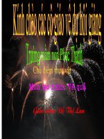 GIÁO án mầm NON CHỦ điểm THỰC vật vẽ QUẢ 