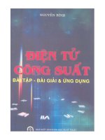 Ebook điện tử công suất   bài tập, bài giải và ứng dụng  phần 1   nguyễn bình