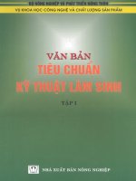 Ebook văn bản tiêu chuẩn kỹ thuật lâm sinh   tập i   NXB nông nghiệp