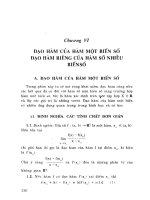 Giáo trình giải tích (tập 1)  phần 2   nguyễn xuâm liêm