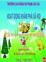 GIÁO án mầm NON TRÒ CHUYỆN về NGÀY tết NGUYÊN  