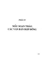 Ebook mẫu soạn thảo các văn bản pháp quy   hành chính   tư pháp   hợp đồng  phần 2   hoàng thị loan